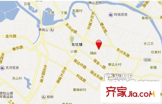 南國(guó)水鄉(xiāng)住宅交通圖 