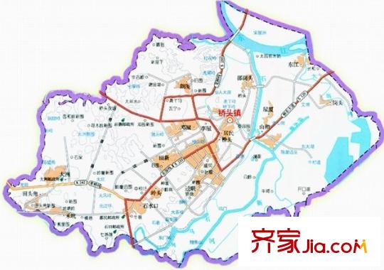橋頭文明商業(yè)城交通圖交通