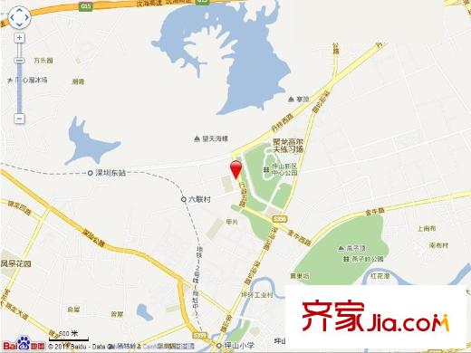 坪山招商花園城交通圖