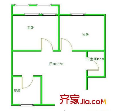 海聯(lián)大廈 4室 戶型圖