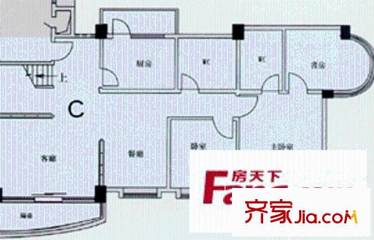 華榮大廈 3室戶型圖