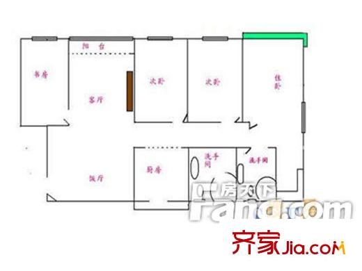 豪峰大廈 戶型圖