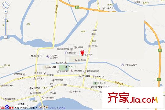 水岸香洲交通坐標(biāo)圖