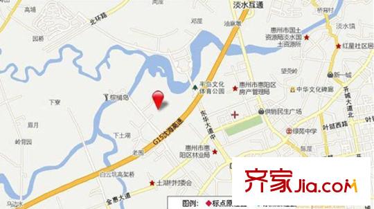 保利?陽光城交通坐標(biāo)圖