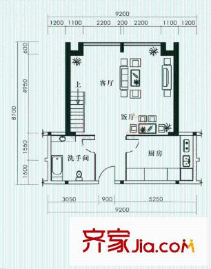東僑樓戶型圖戶型圖 2室2廳2衛(wèi)1廚