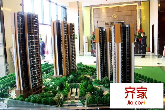 恒鑫御園沙盤實景照2014.05.24