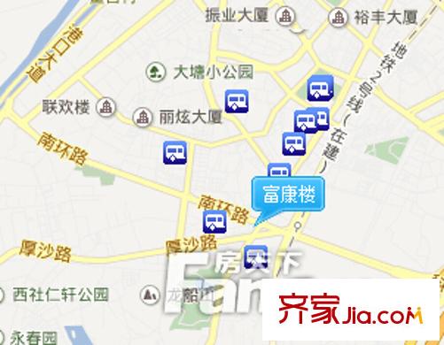富康樓交通圖 