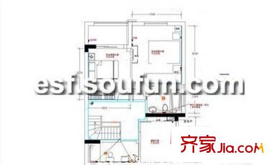 東堤路小區(qū)戶型圖萬(wàn)江東堤路 2室2廳2衛(wèi)1廚