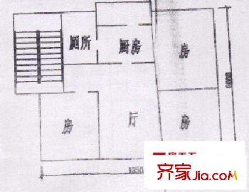 竹洲小區(qū)(虎門(mén))戶(hù)型圖竹洲小區(qū)9巷 2室 戶(hù)型圖 2室1廳1衛(wèi)1廚