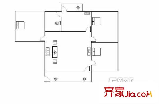 豬屎園 3室1廳1衛(wèi)