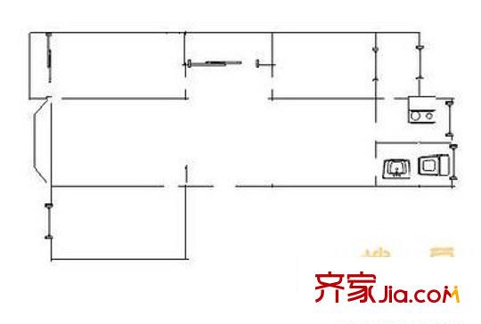電化新村戶型圖戶型 2室2廳2衛(wèi)1廚