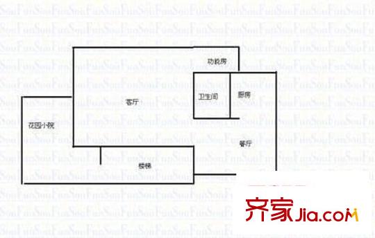 正龍豪園 4室 戶型圖