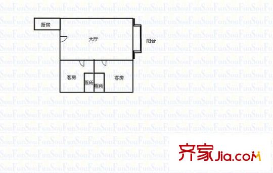 樟村私宅 2室 戶型圖