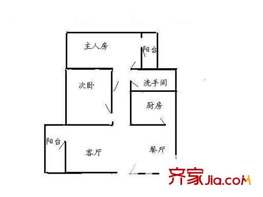 寮步西溪私宅 戶型2室2廳