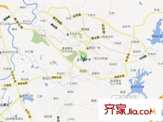 麗景名門二期交通圖 