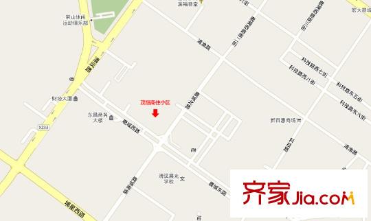 麗景名門二期交通圖交通示意圖