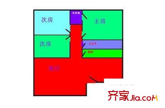 金豐樓 3室 戶型圖