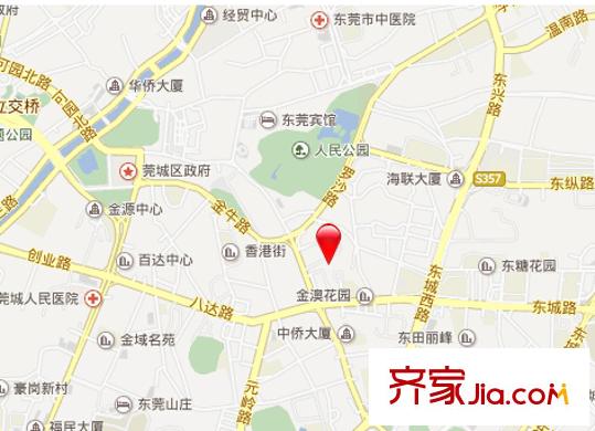 禾倉(cāng)嶺商住樓交通圖東莞  