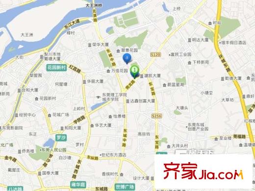 宏苑小區(qū)交通圖 