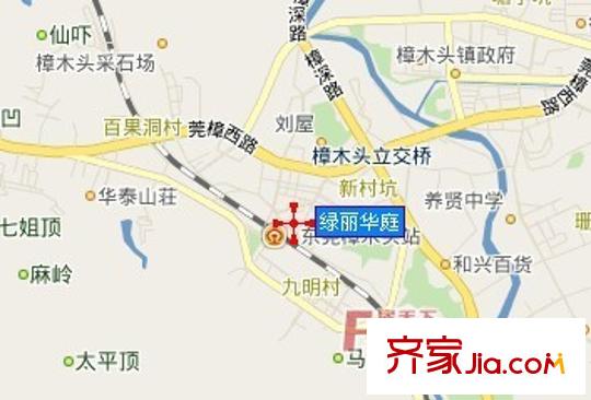 綠麗華庭交通圖