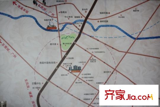 麗景名門二期交通圖交通示意圖
