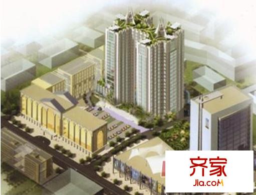 金升國(guó)際公寓外景圖   