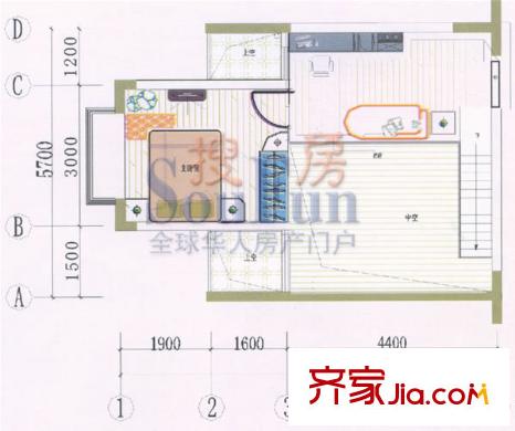 金升國際公寓   戶型圖
