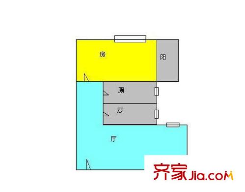 金福商廈 戶型2室