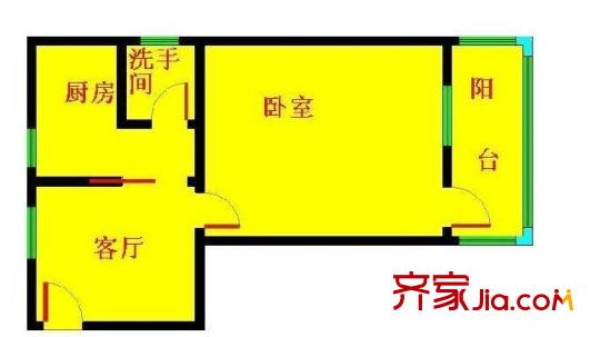 博美豪苑 1室1廳