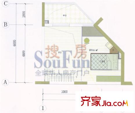金升國際公寓   戶型圖