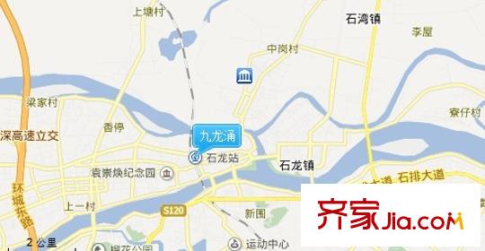 九龍涌交通圖 