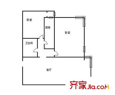 蓓蕾苑大廈戶型圖戶型2 