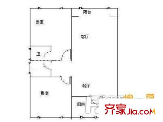 壩翔小區(qū) 2室