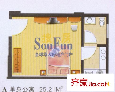 豪崗公寓    戶型圖