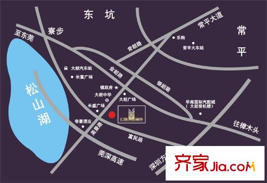 匯盛國際交通圖