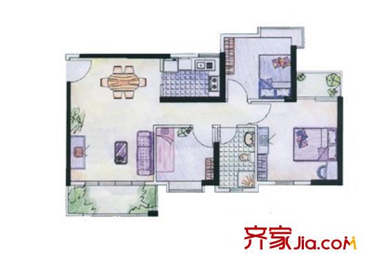 紅川周屋圍新村 3室2廳2衛(wèi)