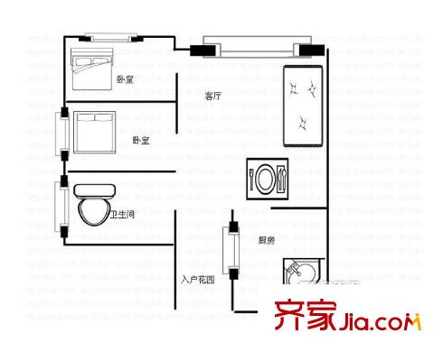 東莞 自來水宿舍 戶型圖