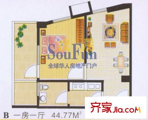 豪崗公寓    戶型圖