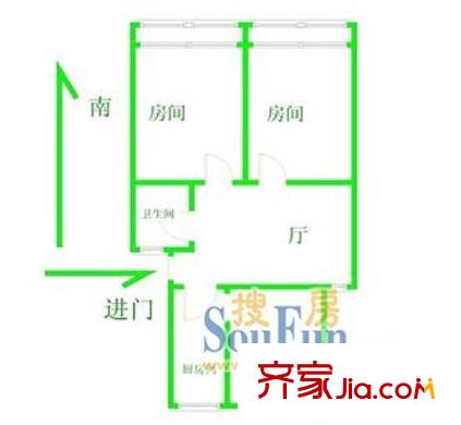 紅棉路小區(qū)  3室 戶型圖