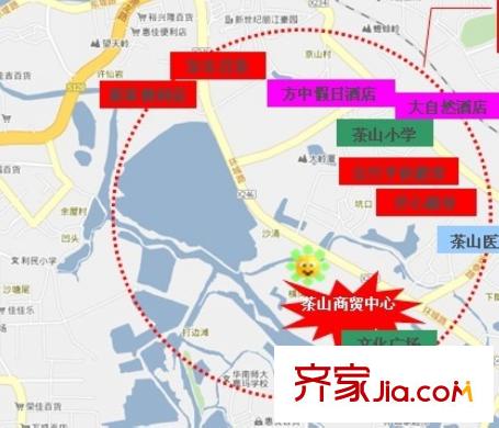偉隆國際花園交通圖