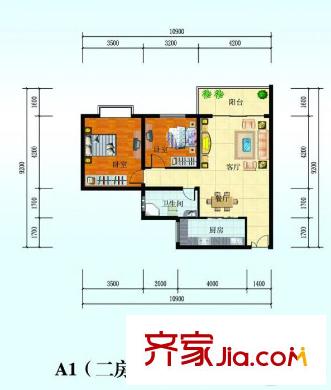 大塘頭商住樓2室2廳1衛(wèi)