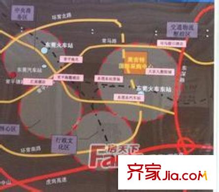 美吉特國(guó)際住宅交通圖 