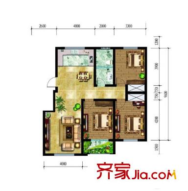 大塘頭商住樓3室2廳1衛(wèi)