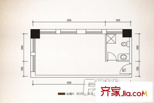 大塘頭商住樓1室0廳1衛(wèi)
