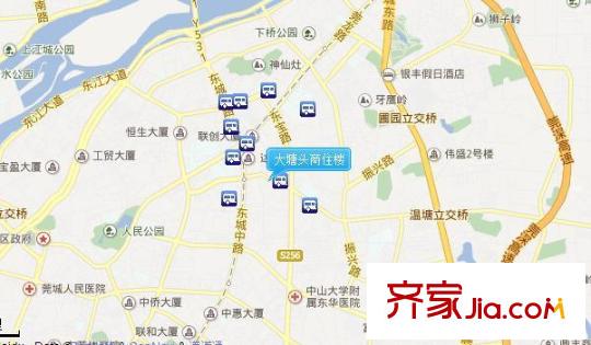 大塘頭商住樓交通圖  
