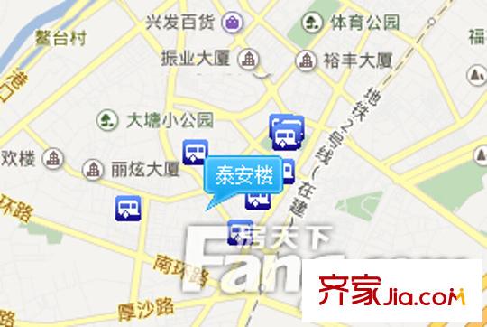 泰安樓交通圖 