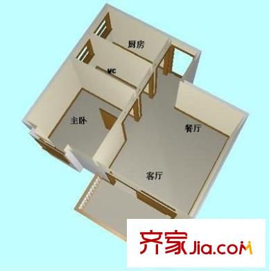 泰安樓 2室 戶型圖