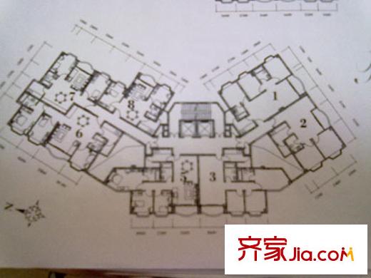 泰安城戶型圖201009281751 2室2廳2衛(wèi)1廚