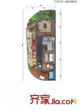 雙月灣檀悅豪生度假酒店戶型圖雙月灣溫德姆豪生渡假酒店 1室 戶型圖 1室1廳1衛(wèi)1廚