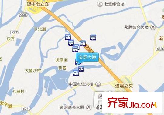 寶泰大廈交通圖  